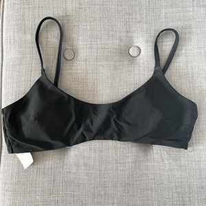 Black Aerie scoop bikini top